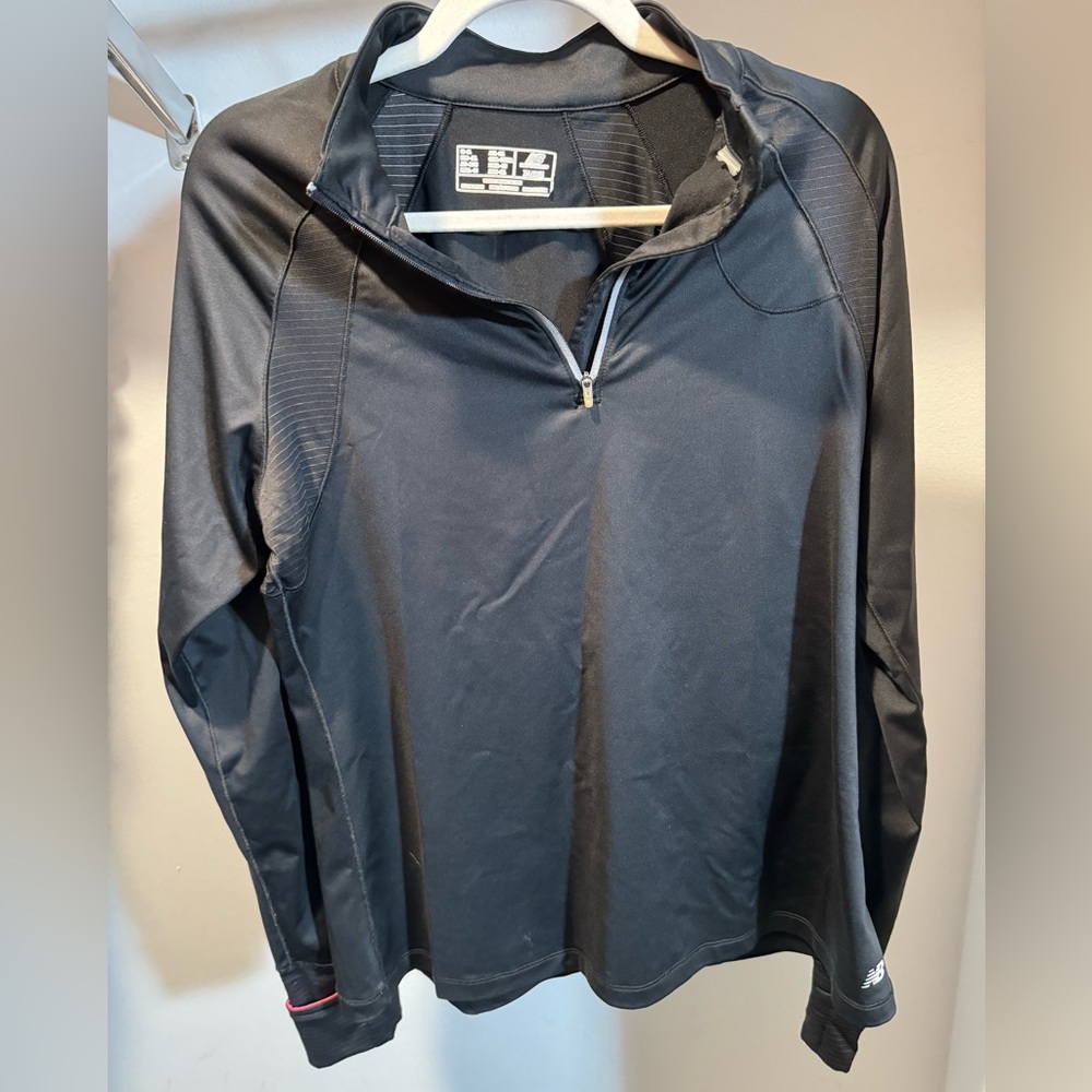 New Balance Black Women’s 3/4 Zip SZ XL